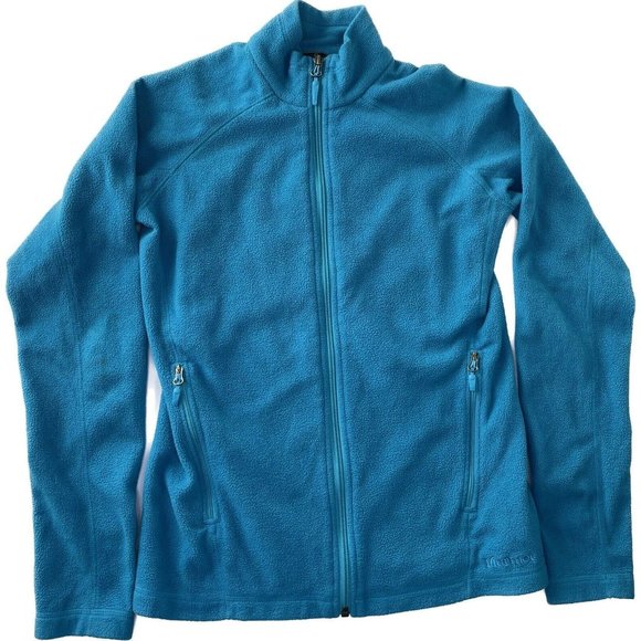 Marmot Women's Full Zip Fleece Jacket Small Blue - Picture 3 of 9